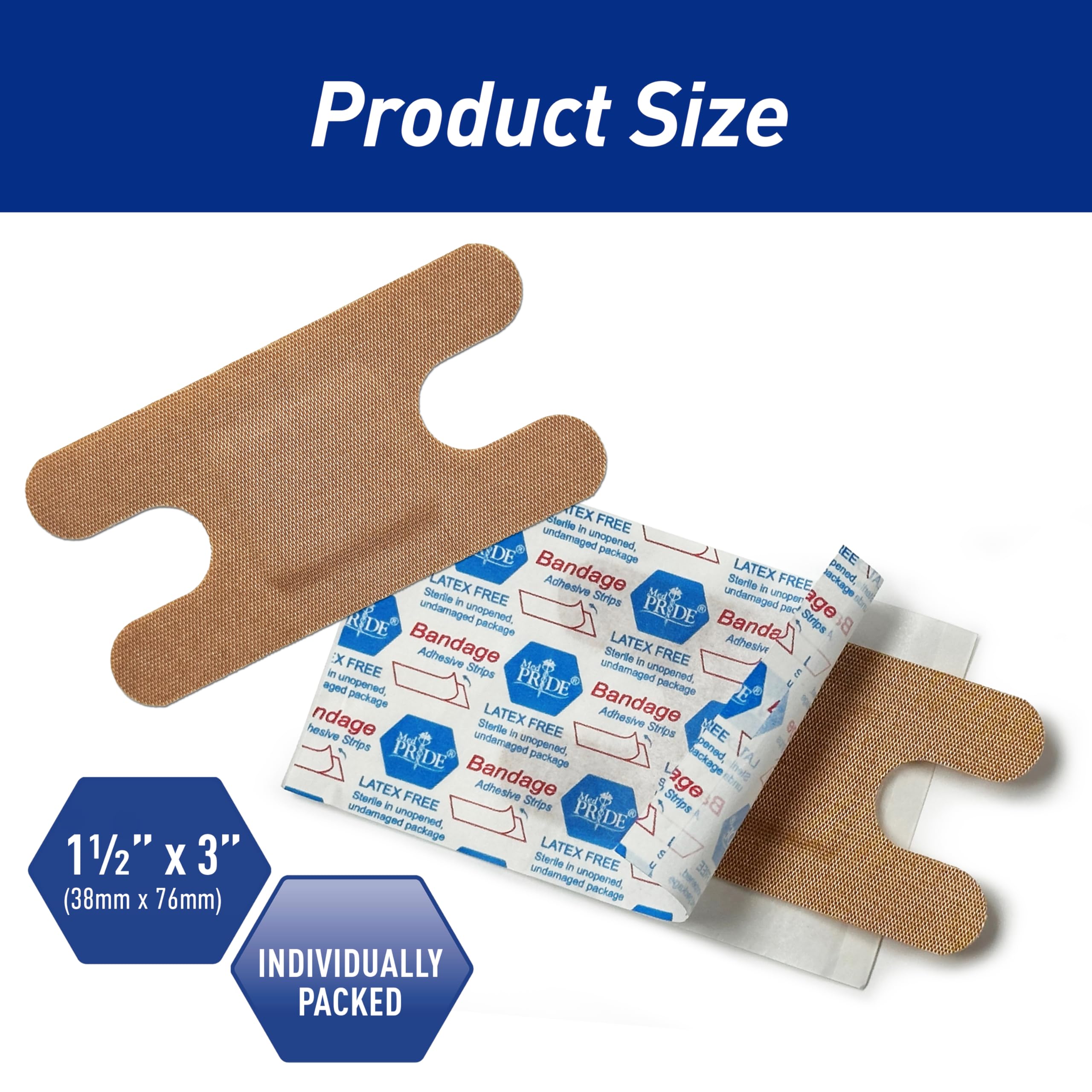 MED PRIDE textura de tela, vendaje flexible y resistente al movimiento