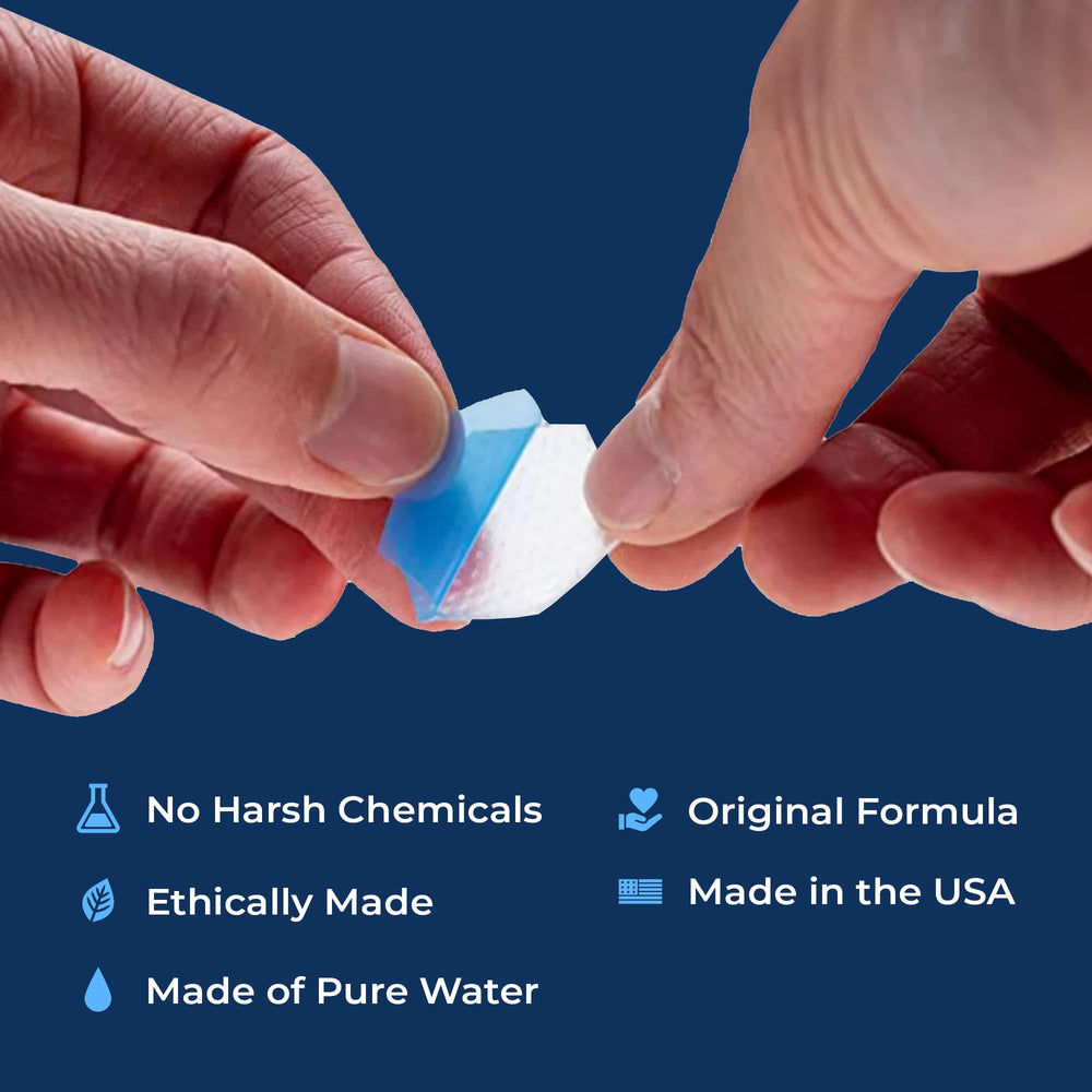 Medagel detalle de la forma hexagonal que mejora el ajuste y la cobertura