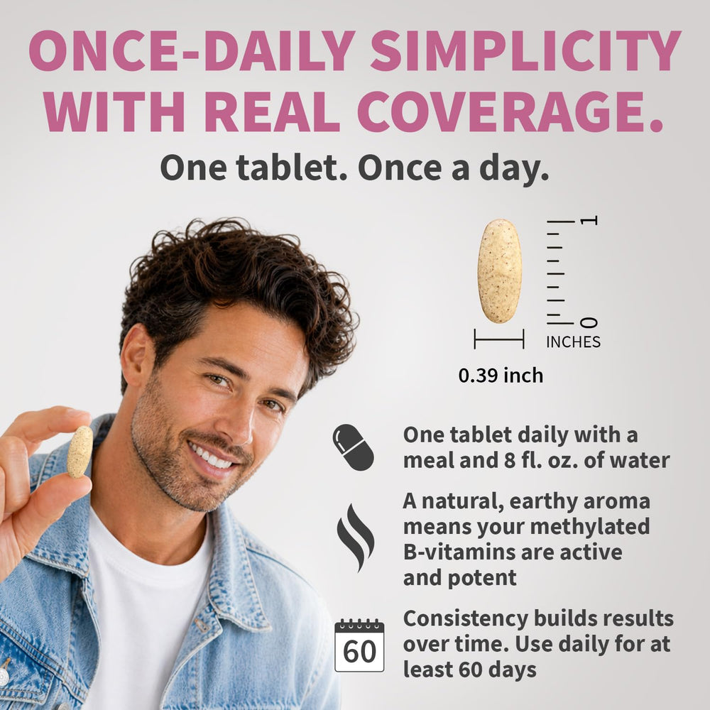 MEDCHOICE botella abierta con tabletas, destaca la cantidad de 70 dosis