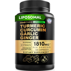 MEDCHOICE empaque frontal liposomal mostrando la marca y beneficios