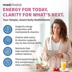 MEDCHOICE semilla de lino y polvo de omega‑3 vegetal para opción vegana