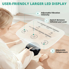 Medcursor pantalla LED encendida para controlar niveles y tiempo fácilmente