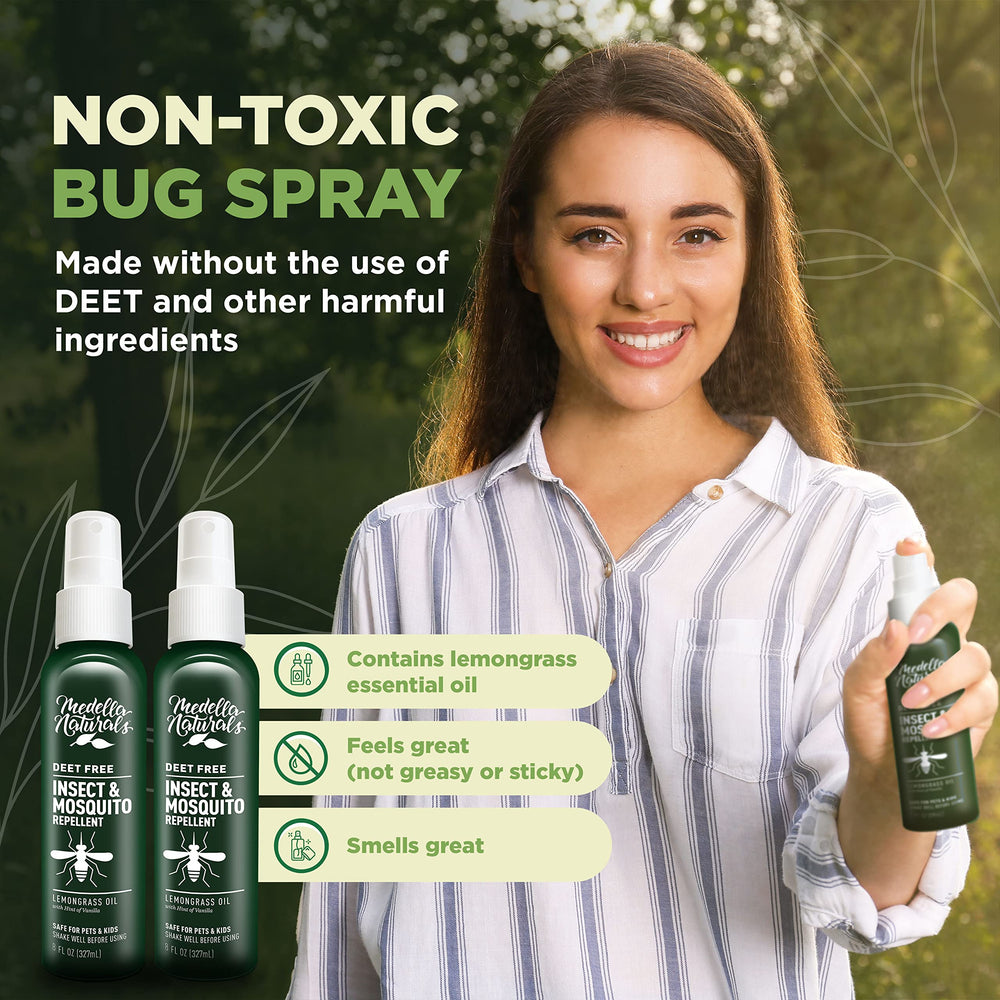 Medella Naturals textura ligera del spray que se absorbe rápido