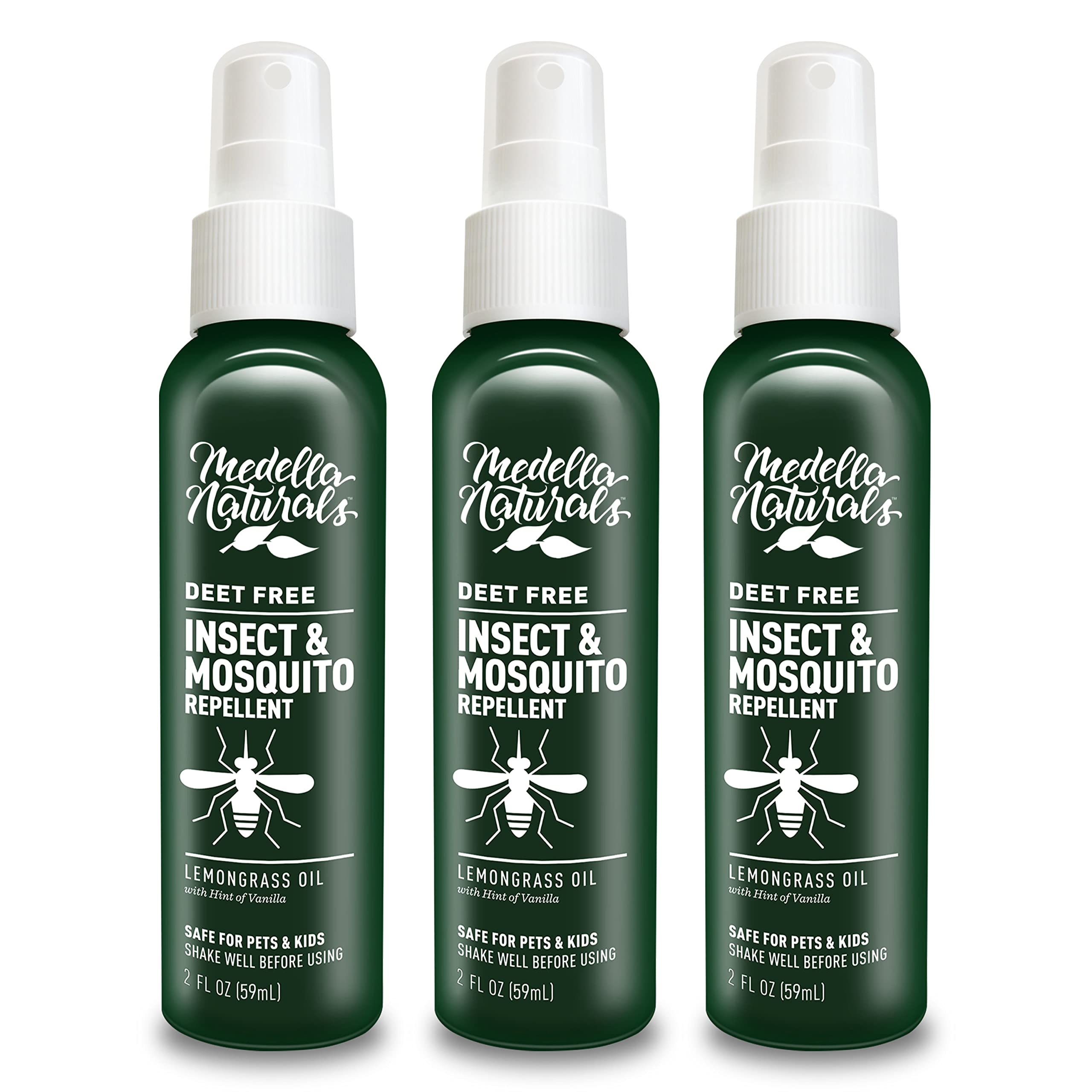 Medella Naturals vista frontal del aerosol, protección natural en spray