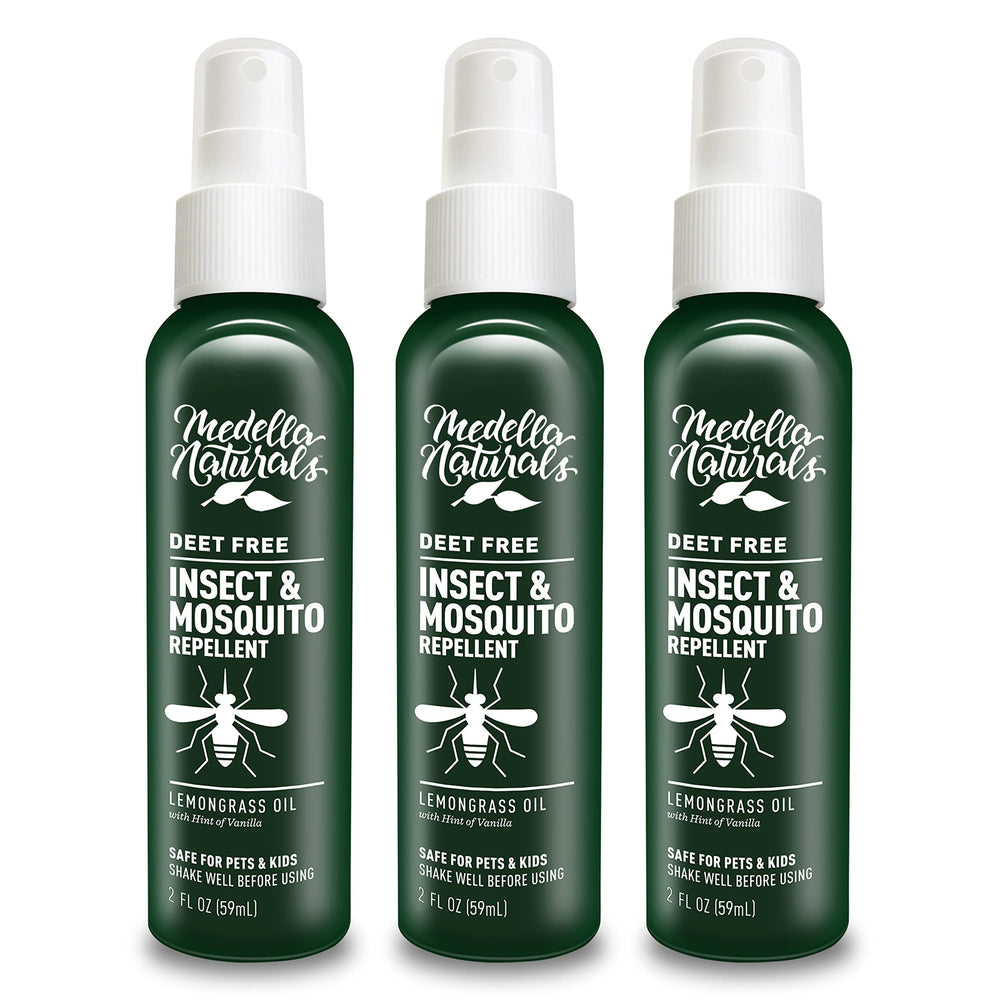 Medella Naturals vista frontal del aerosol, protección natural en spray
