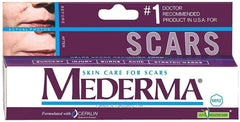 Mederma envase frontal mostrando la presentación y facilidad de uso