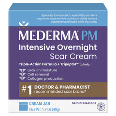 Mederma PM presentación frontal mostrando el envase y beneficio cosmético