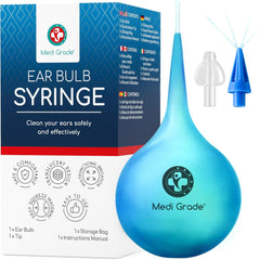 Medi Grade bulbo frontal con funda que facilita almacenamiento higiénico
