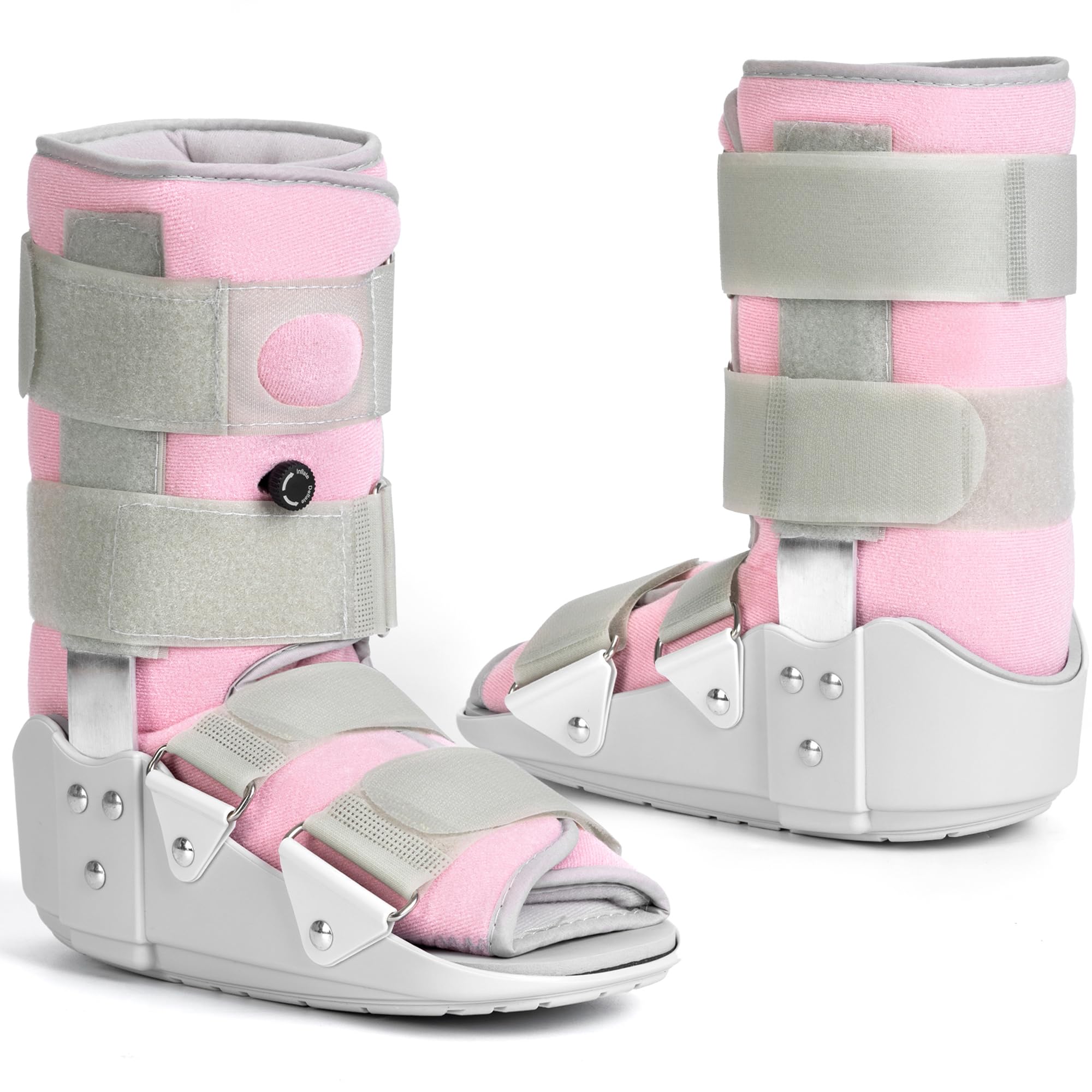 Medibot bota frontal mostrando diseño elegante y soporte visible