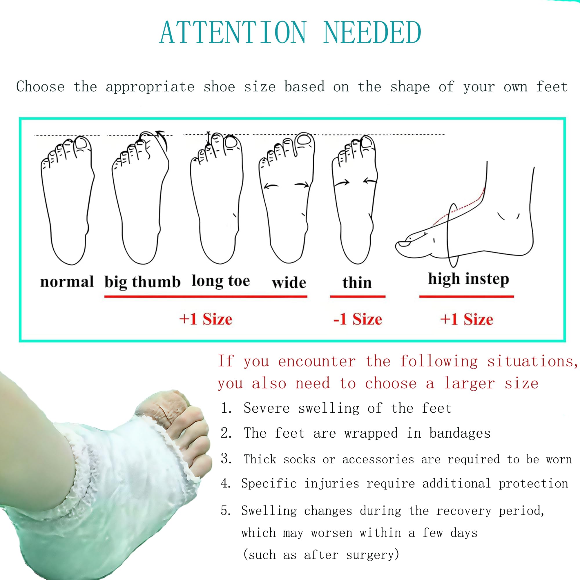 Medibot comparación de talla junto a calzado para elegir correctamente