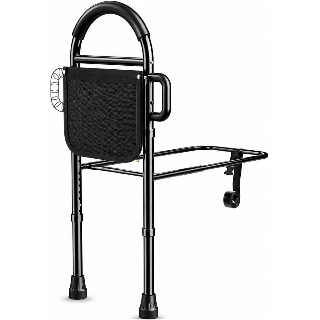 Medical king vista frontal del barandal mostrando estabilidad y diseño