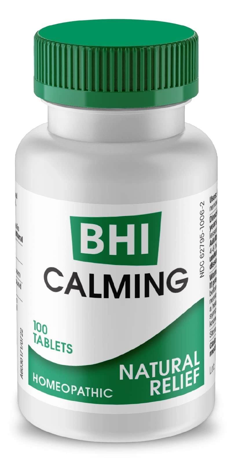 MediNatura BHI calming stress blend bottle for daily mood balance.