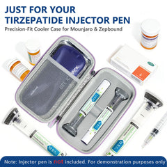 Medineed interior con ranuras moldeadas para 2 Zepbound, sujeción segura