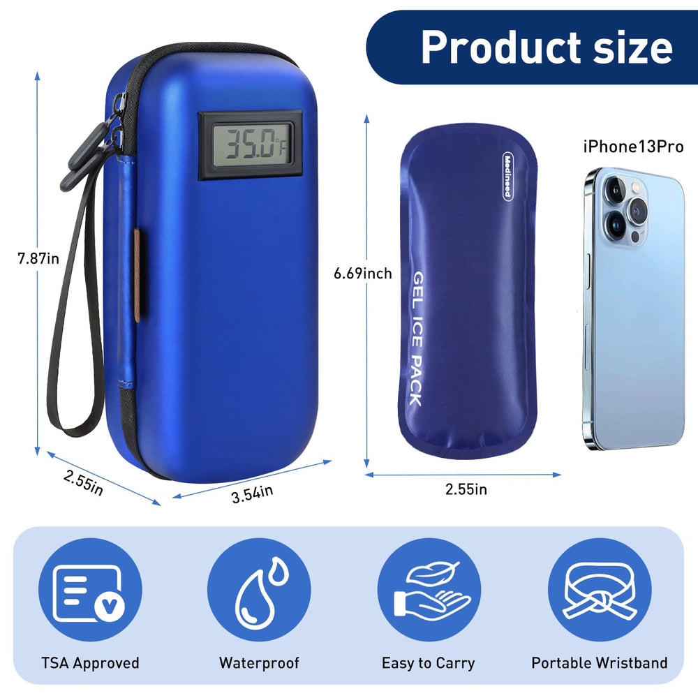 Medineed estuche en mochila ideal para viajes y excursiones