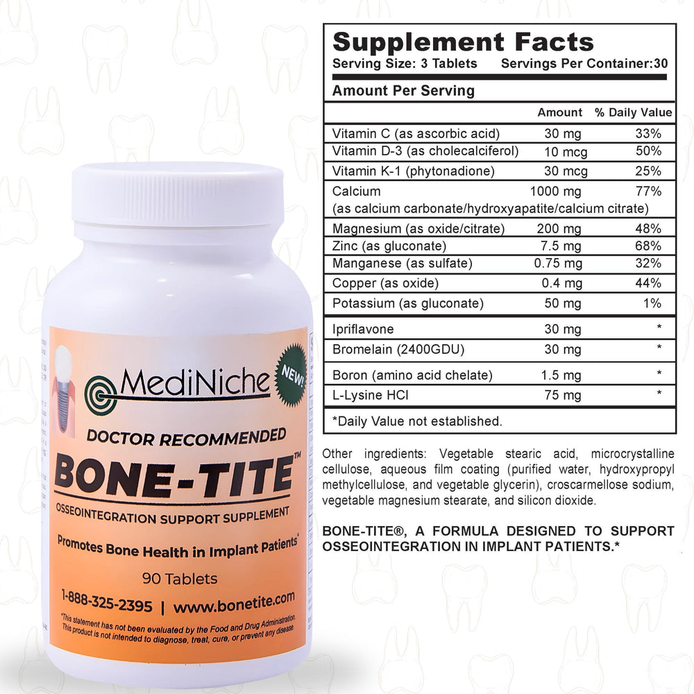 MediNiche Bone-Tite en ambiente dental mostrando uso recomendado