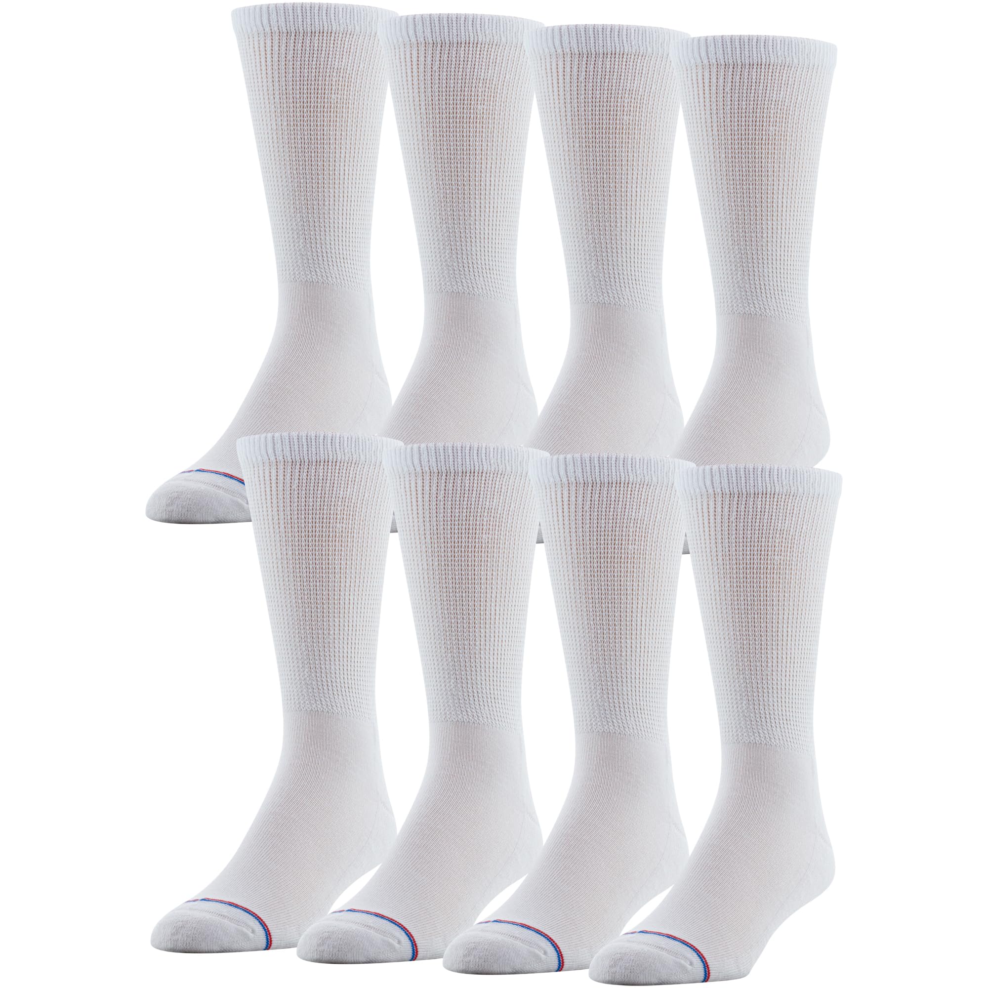 MediPeds empaque frontal mostrando 8 pares y beneficio de confort prolongado
