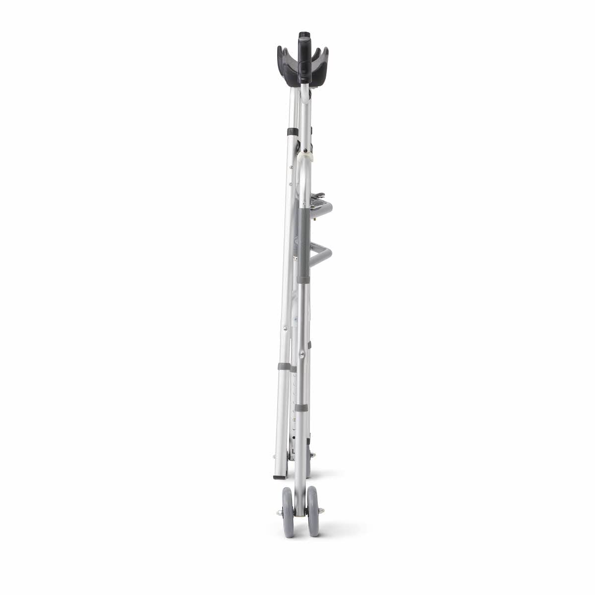 Medline vista lateral con empuñaduras ajustables para mejor postura
