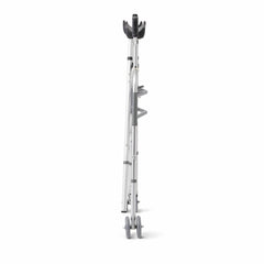 Medline vista lateral con empuñaduras ajustables para mejor postura