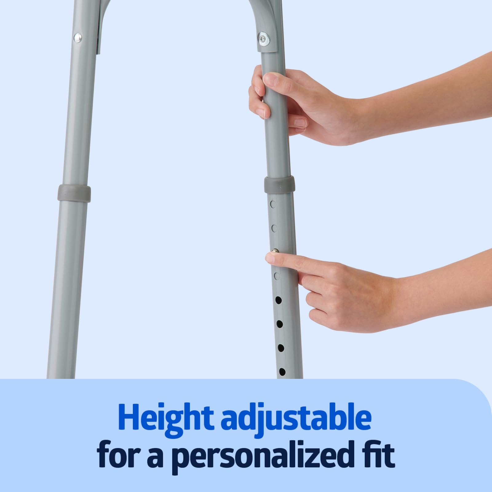 Medline andador plegado dentro de maletero para transporte fácil