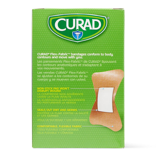Medline CURAD primer plano de la textura Flex-Fabric, tela transpirable y elástica
