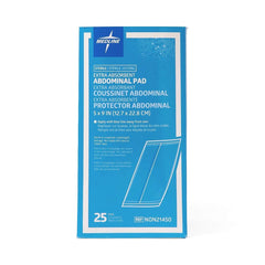 Medline detalle del núcleo de celulosa que garantiza alta absorción