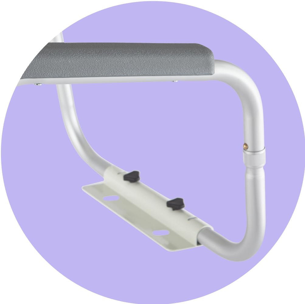 Medline comparación de tamaño junto al inodoro para referencia