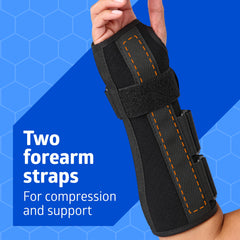 Medline stays dorsal y palmar cosidos que ofrecen inmovilización estable y protección
