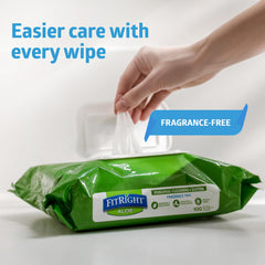 Medline FitRight envase abierto con tapa flip-top que mantiene la humedad