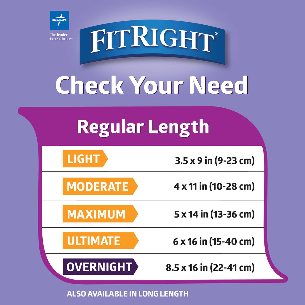 Medline FitRight envoltorio individual listo para uso higiénico y portátil