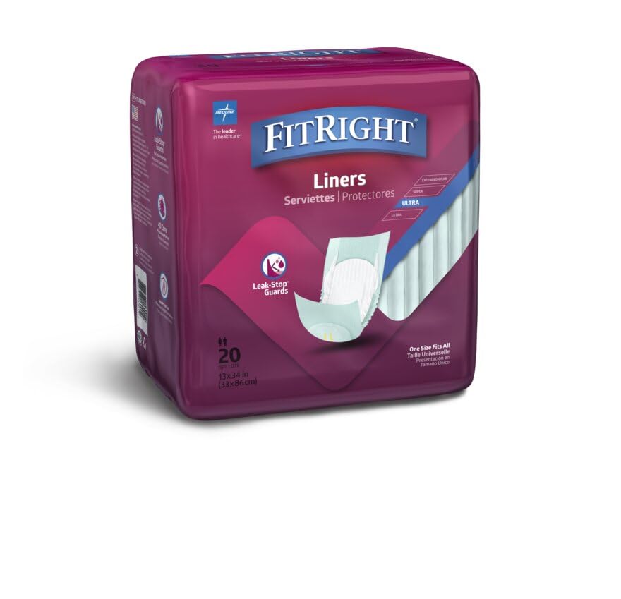 Medline FitRight Plus primer plano de los bordes anti-fuga que previenen escapes