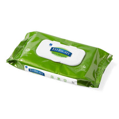 Medline FitRight tapa abierta con toallitas visibles para extracción fácil y rápida
