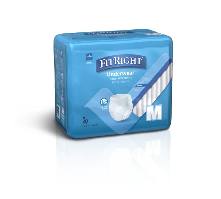 Medline FitRight Ultra textura del tejido suave para confort prolongado