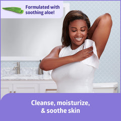 Medline ReadyBath uso en cama por cuidador para limpieza cómoda y sin enjuague