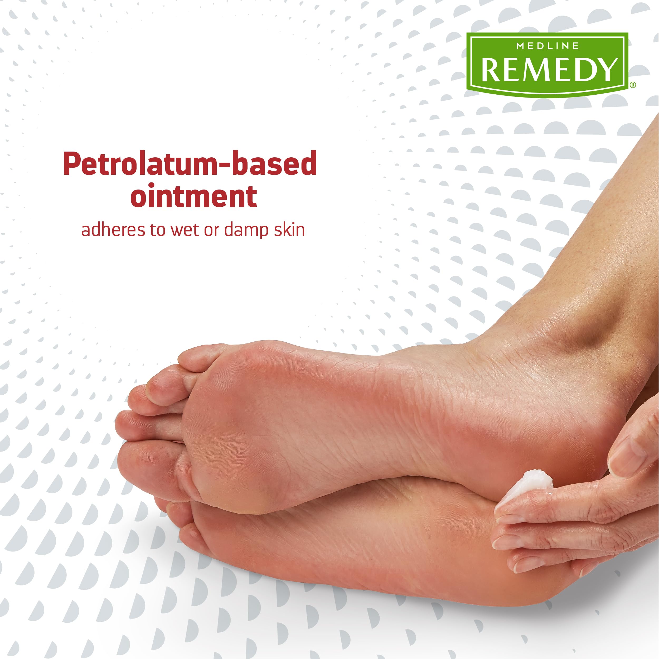 Medline Remedy envase abierto con contenido visible, fácil extracción y uso