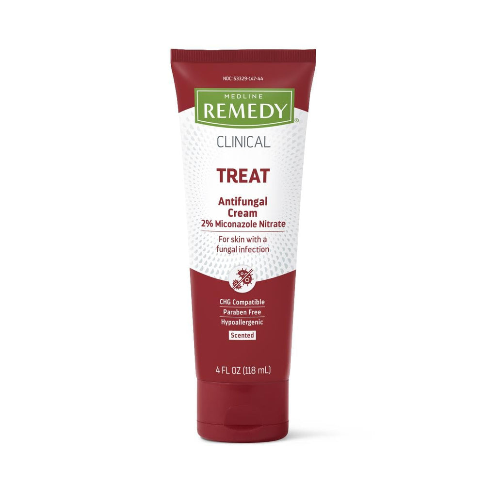 Medline Remedy frente del tubo mostrando etiqueta y tamaño, práctico para tratamiento prolongado