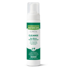Medline Remedy envase frontal mostrando la botella y beneficio de limpieza suave