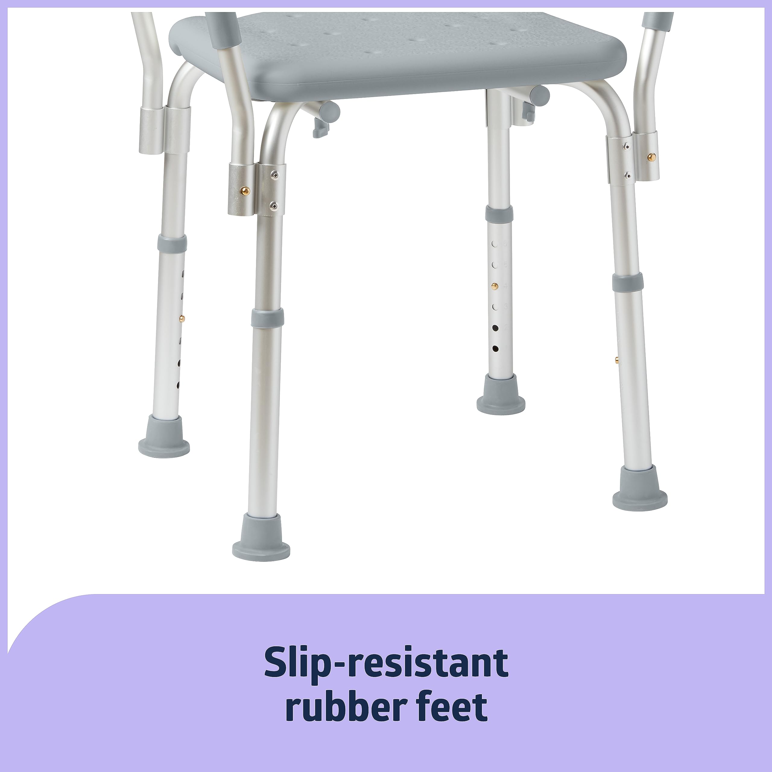Medline silla colocada en bañera mostrando uso seguro y práctico