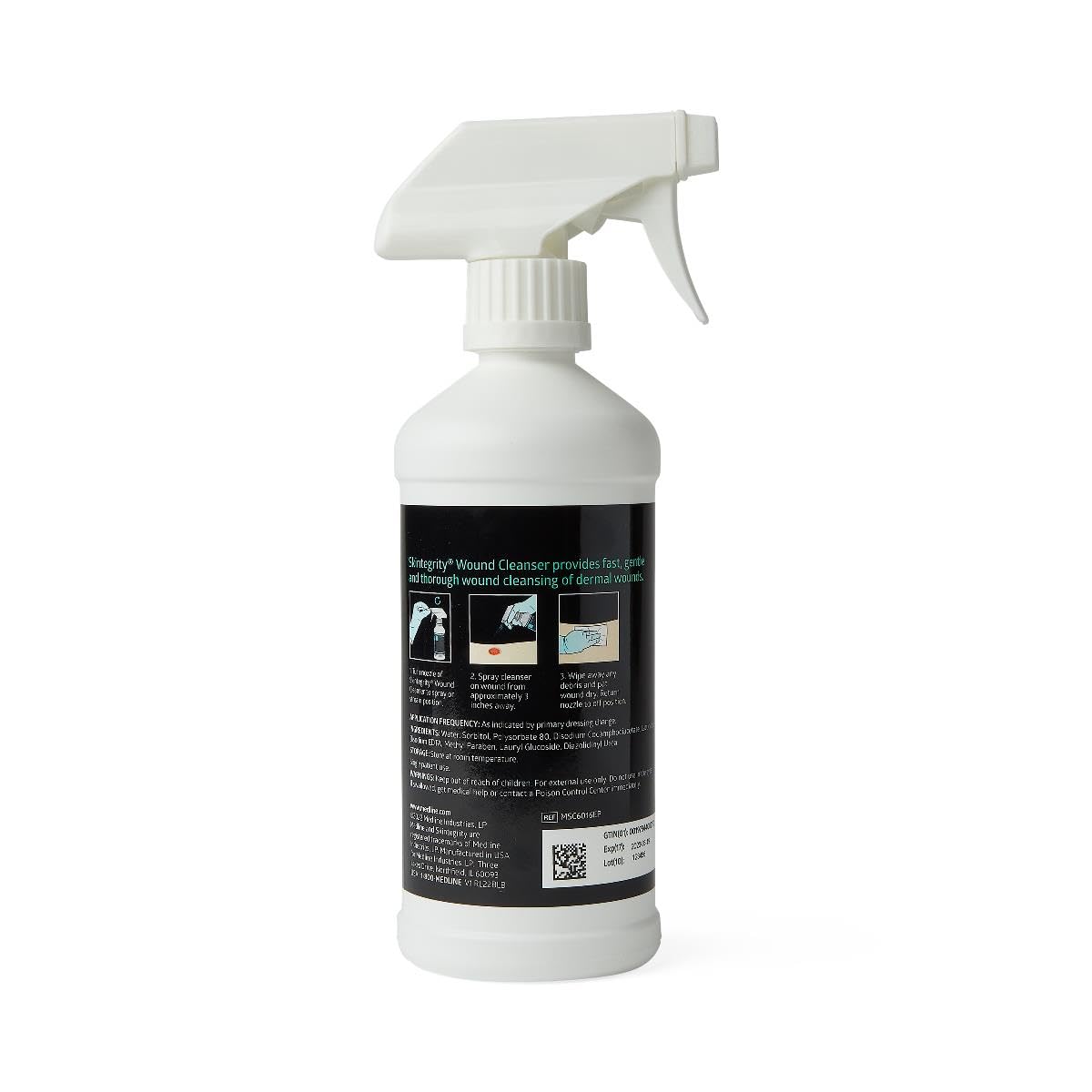 Medline Skintegrity detalle de la boquilla ajustable para mist o stream