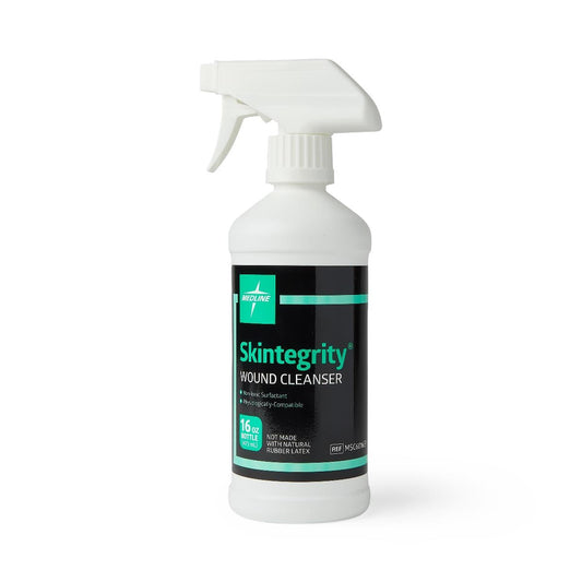 Medline Skintegrity envase frontal mostrando etiqueta clara y volumen