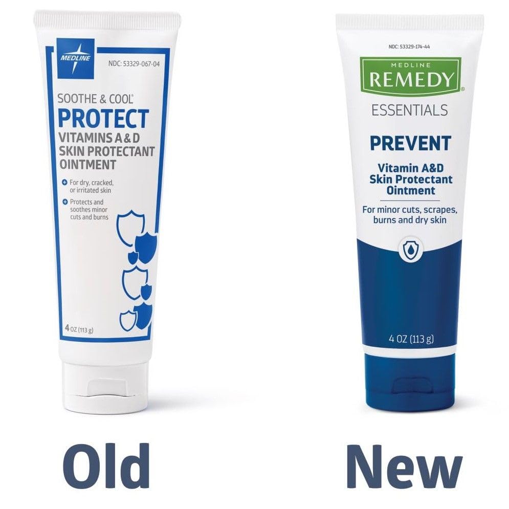 Detalle de textura cremosa de Medline Soothe & Cool con aspecto emoliente que nutre piel
