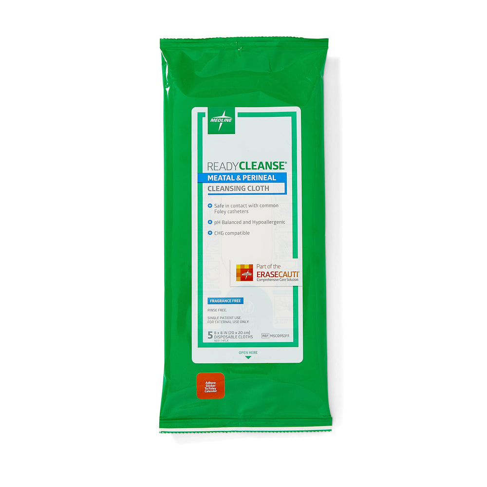 Medline paquete frontal con toallitas perineales, facilidad de uso
