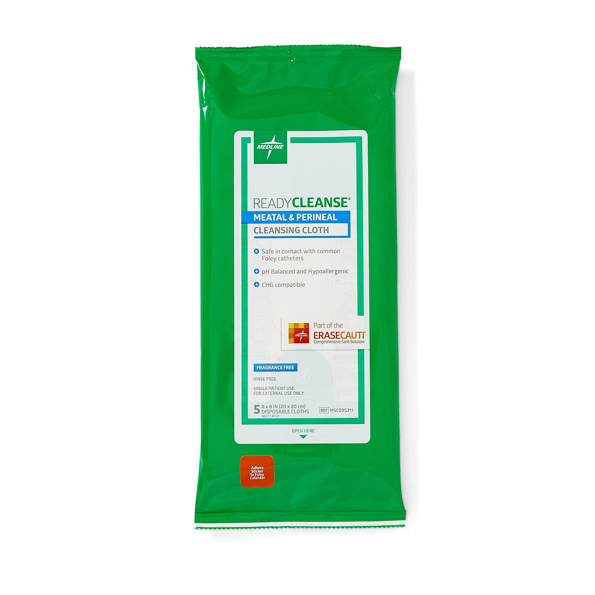 Medline paquete frontal con toallitas perineales, facilidad de uso