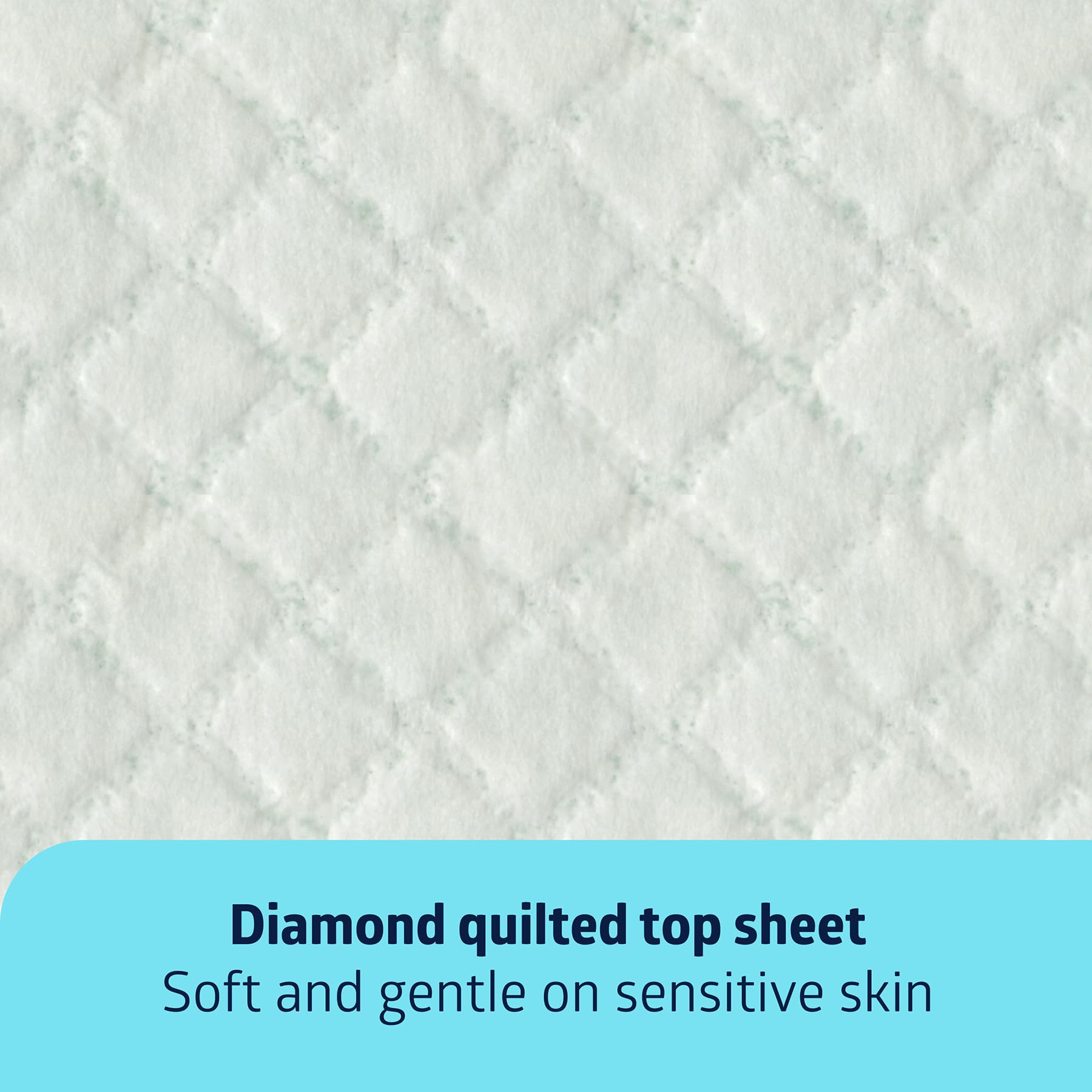 Medline almohadilla en cama absorbiendo líquidos, mantiene sábanas secas