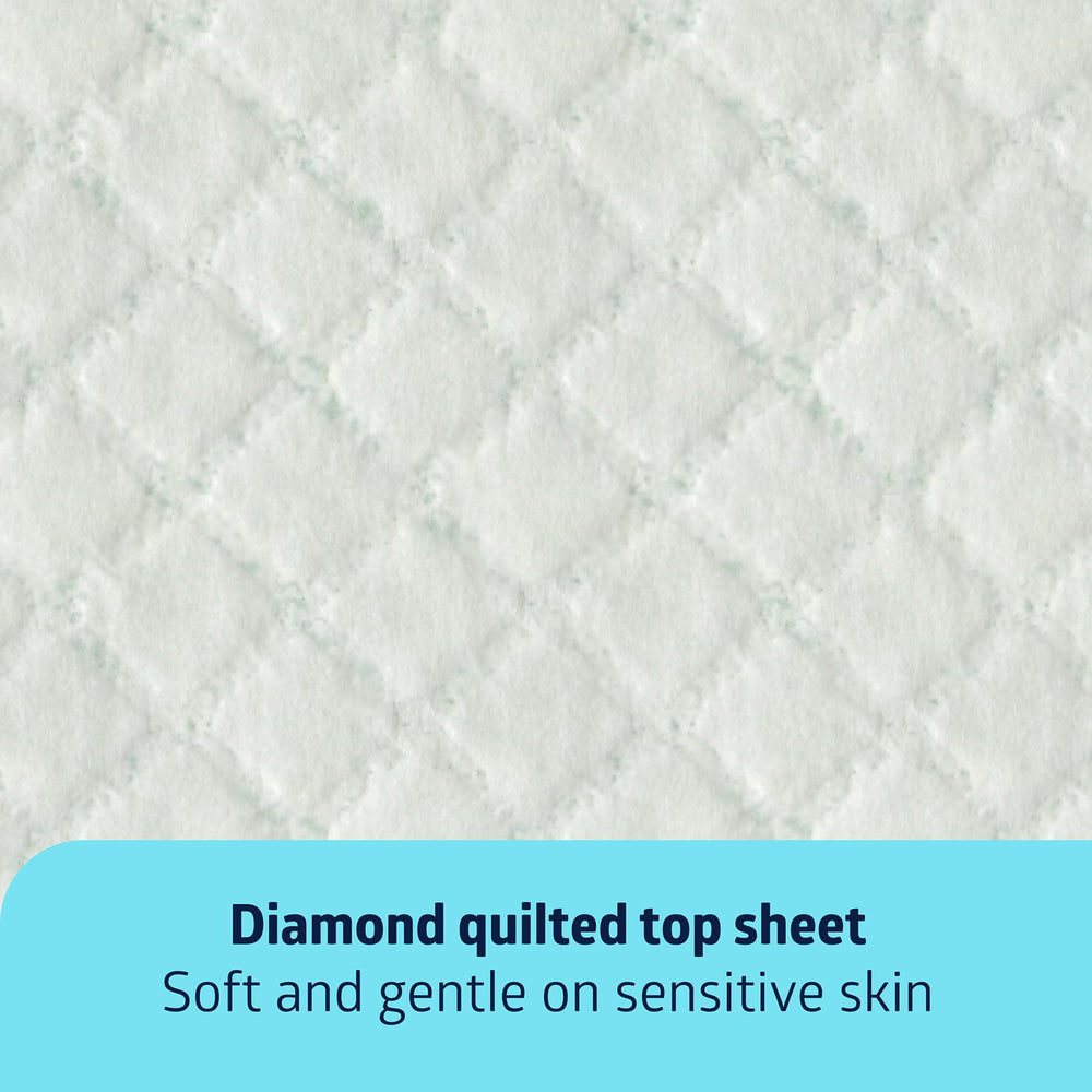 Medline almohadilla en cama absorbiendo líquidos, mantiene sábanas secas