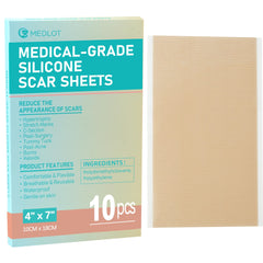 MEDLOT lámina frontal envasada mostrando protección estéril y comodidad