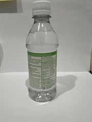 MedRite botella junto a una regla para mostrar la escala de tamaño