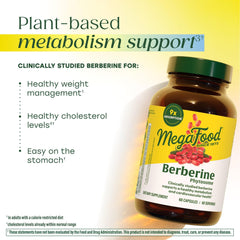 MegaFood etiqueta con lista de ingredientes y concentración de Berbevis
