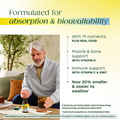 MegaFood etiqueta con ingredientes y formas biodisponibles visibles