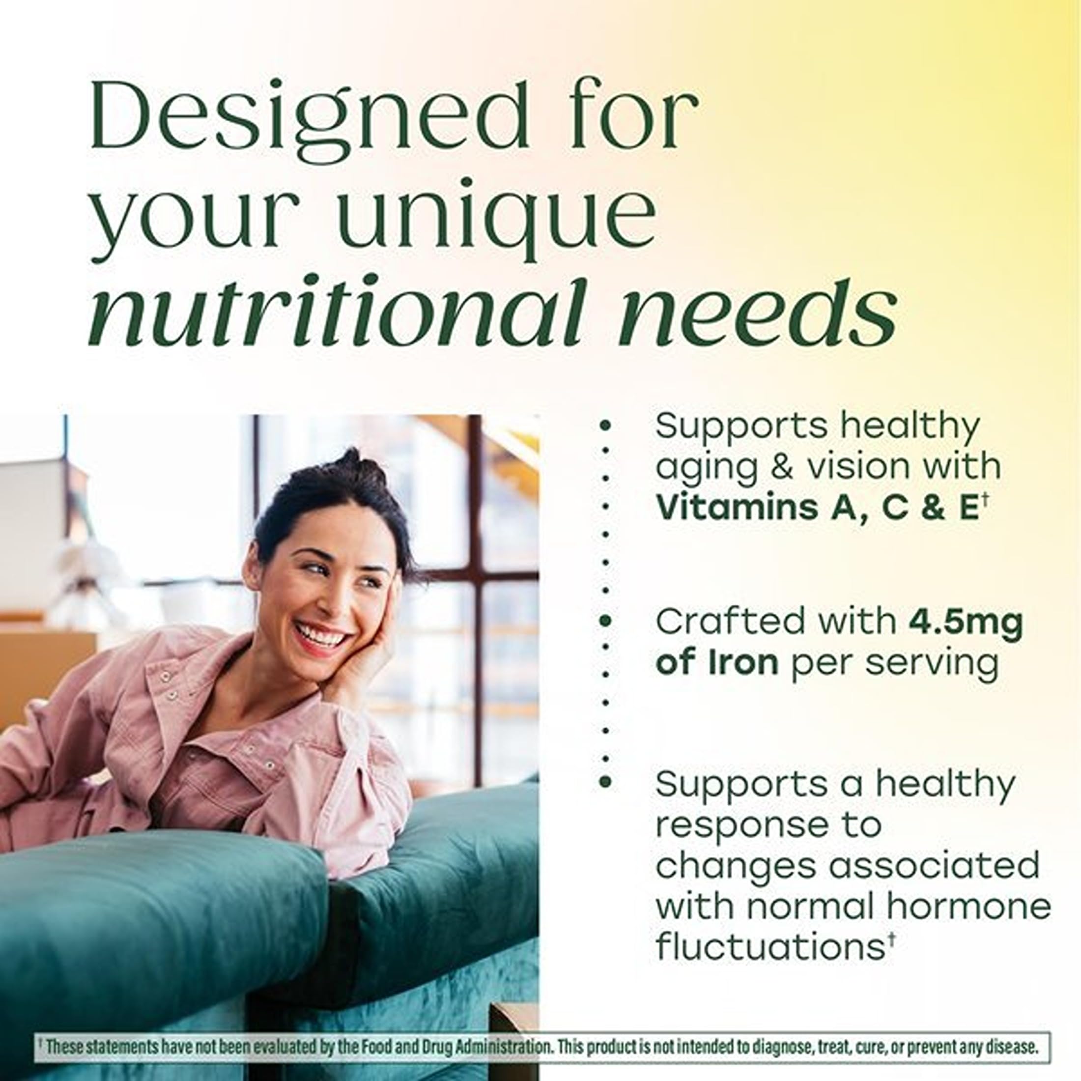 MegaFood etiqueta nutricional en primer plano para transparencia de ingredientes