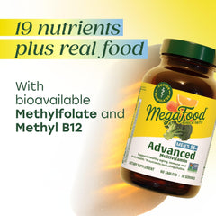 MegaFood etiqueta nutricional detallada que aclara ingredientes activos